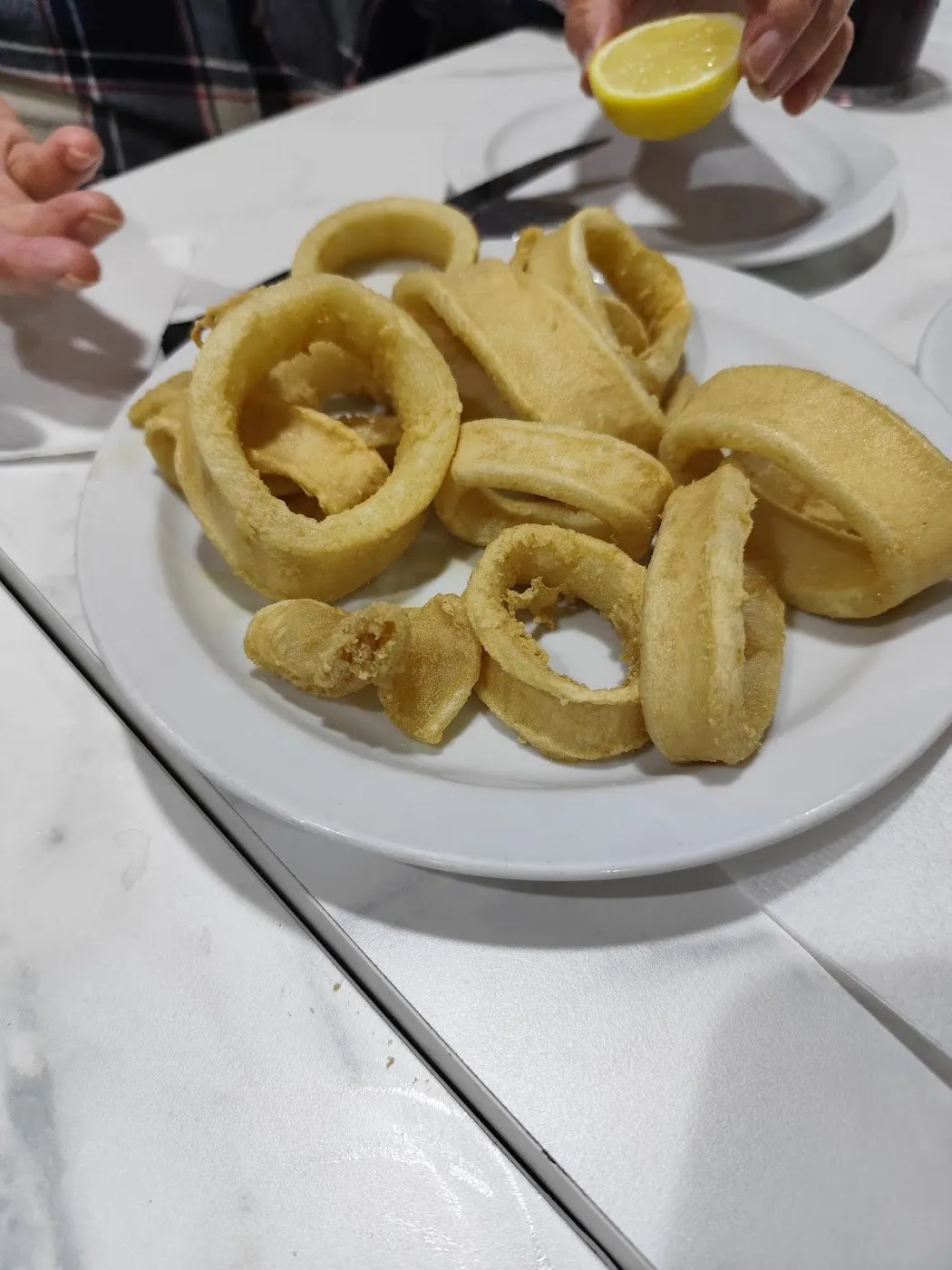Calamares rebozados
